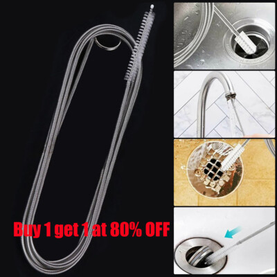 60 Inch Long Pipe Cleaner Flexible Tube Cleaning Brush Fridge Sink ...