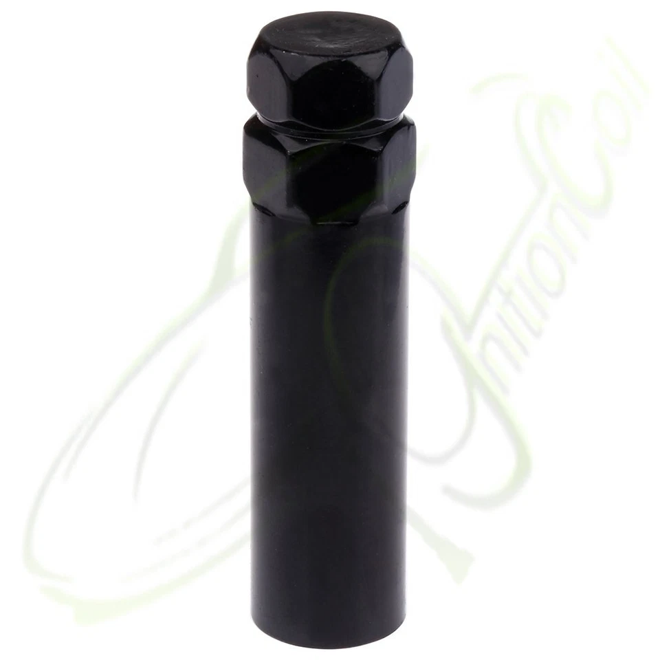 Juego de 32 tuercas estriadas negras 9/16"-18 + 2 llaves para Dodge Ram 1500 Ram 2500 Ram 3500 Foto 3 de 4