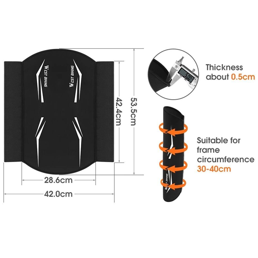 Ebike Battery Cover Dustproof Electric BicycleFrame Protective Cover