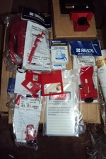 BRADY 99297 Portable Lockout Kit, Red Pouch
