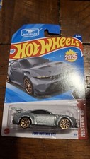 HOT WHEELS 2025 #34 - Ford Mustang GTD (Silver #1 Mustang Go - Long Card) 