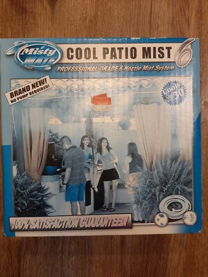 Misty Mate Keepin' Cool Patio Mist Professional Grade 6 Nozzle Mist System NIB