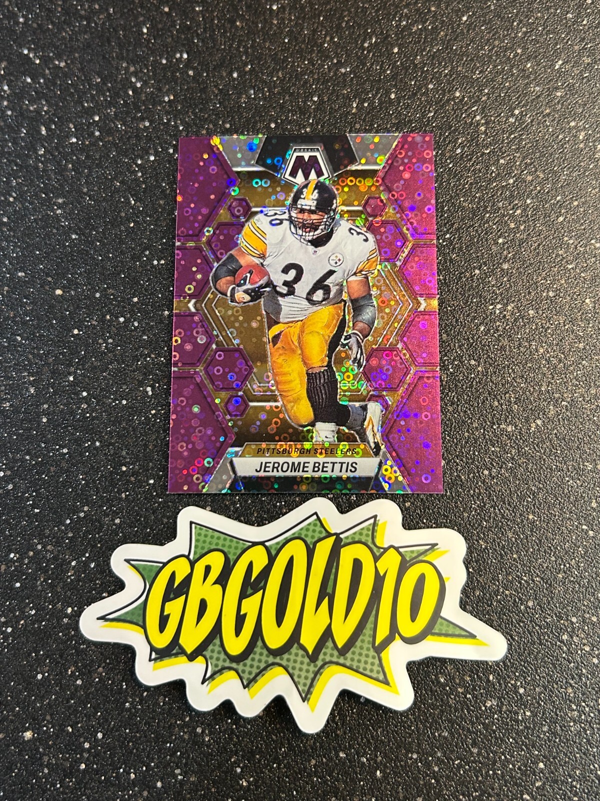 2023 Panini Mosaic - #209 Jerome Bettis No Huddle Purple /50