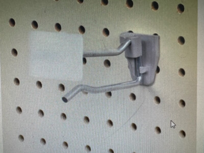 100PK 2'' Fastback Scanning Hook with 100 label holders  NEW
