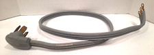 3 Prong Universal Electric Dryer Power Cord 4 foot, 3 wire, 30 amp USED