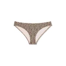 Women's Ribbed Cheeky Bikini Bottom - Shade Shore Animal Print XL
