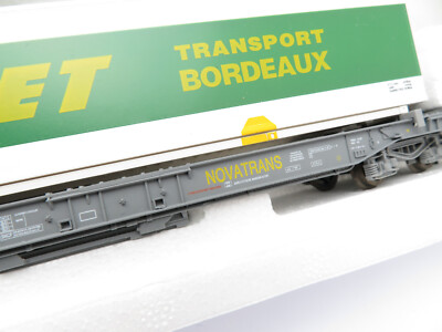 ROCO HO 46377 wagon kangourou Novatrans Furet SNCF | Achetez sur