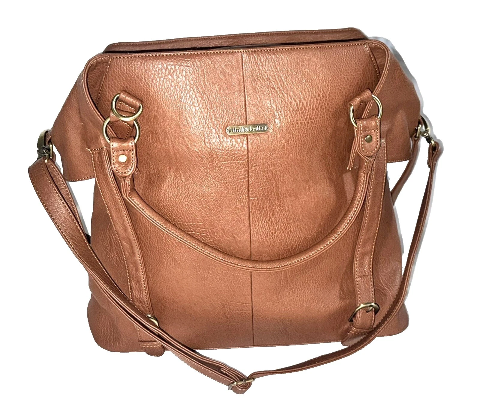 Bolsas de pañales de cuero Timi & Leslie