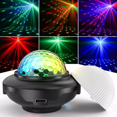 USB RGB LED Discokugel Bühnenlicht Disco Lichteffekt Party Lampe Hochzeit Ostern - Bild 2 von 8