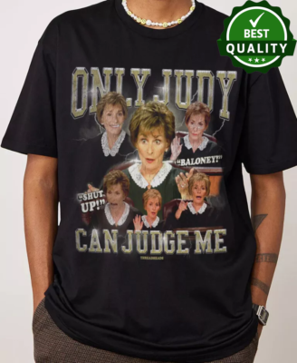 Vintage Judge Judy Black T-shirt Only Judy Can Judge Me Shirt | eBay