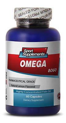 Omega-3 8060 Pharmaceutical Grade Concentrated Fish Oil Fat Burner (1 Bottle)