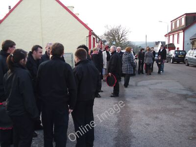 Photo 12x8 Carradale - Remembrance Sunday 2011 10:45 Remembrance Sunday.   c2011