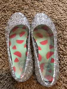 girls jelly flats