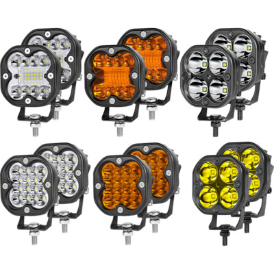 3inch LED Work Light Flood/Spot Cube Pods Bar Driving Fog Lamp Offroad Truck SUV