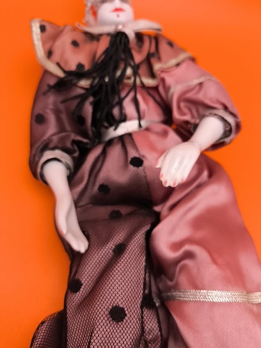 Vintage RARE Porcelain Clown Jester | VGC Handcrafted Handmade French Gift Idea - Picture 6 of 6