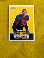 BRIAN URLACHER BEARS 2001 TOPPS HERITAGE NFL , CLASSIC RENDITIONS INSERT CARD 8