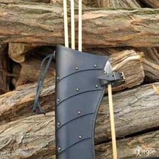 ARCHERY Leather QUIVER/ Side Quiver / Arrow Hip Quiver / Medieval Quiver "Antiqu