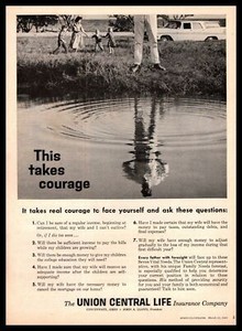 1960 Union Central Life Insurance Co Cincinnati Ohio Courage Vintage Print Ad Ebay