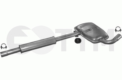 Ligne D'échappement Complète Pour SEAT TOLEDO I 1.9 TDI 90CH (1995-1999) - Silencieux Central + Arrière