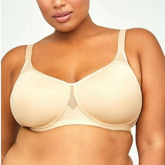 Size 42C Nude Comfortably Cool Catherines No Wire Bra, New! Womens