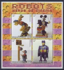2006 robots heroes of cinema popeye mickey mouse batman models