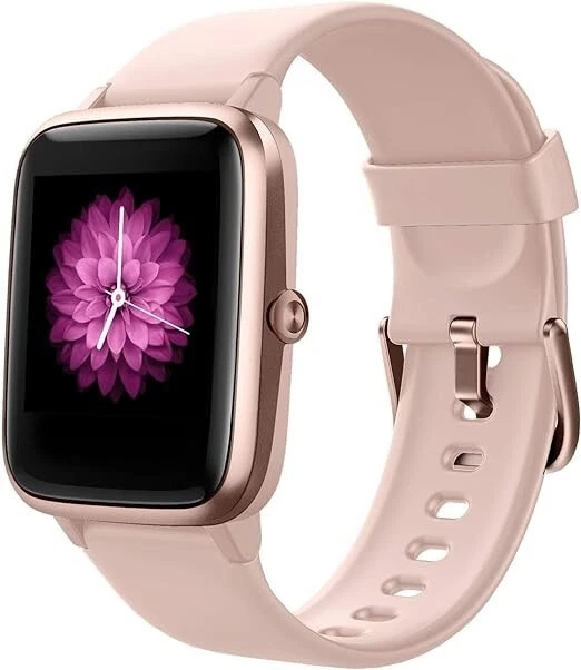 2024 Smartwatch HD Fitness Watch Women with Always-On HD Display Tracker Sports Watch