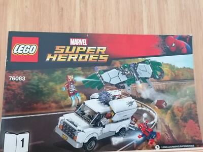 Lego Marvel Super Heroes Bauanleitung 76083 Beware the Vulture   Heft 1 & 2 neu 