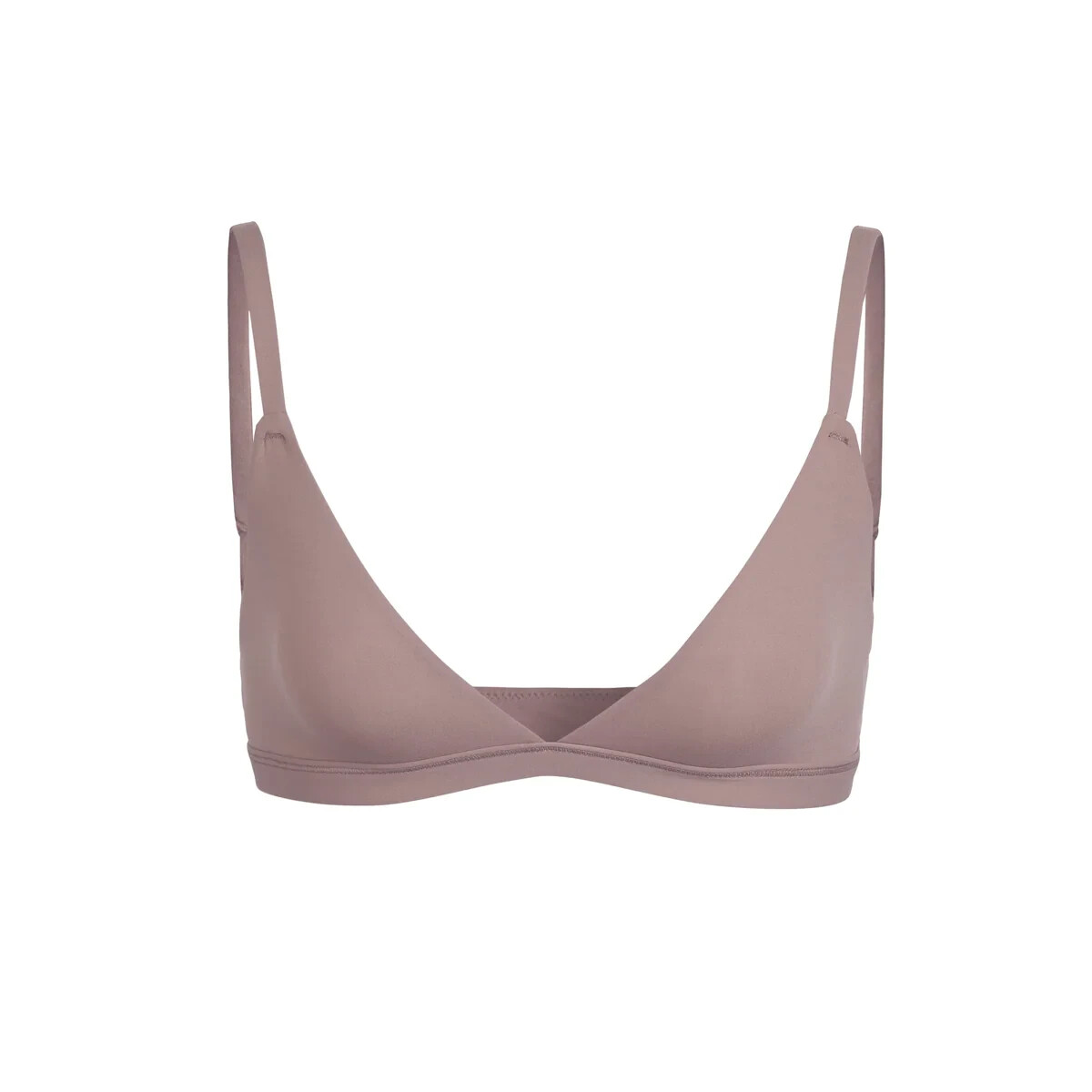 SKIMS Fits Everybody Triangle Bralette Small Limited Edition Umber NWT-image