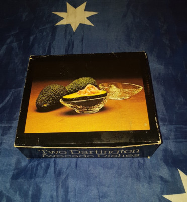 Zwei Dartington Vintage Avocado Geschirr