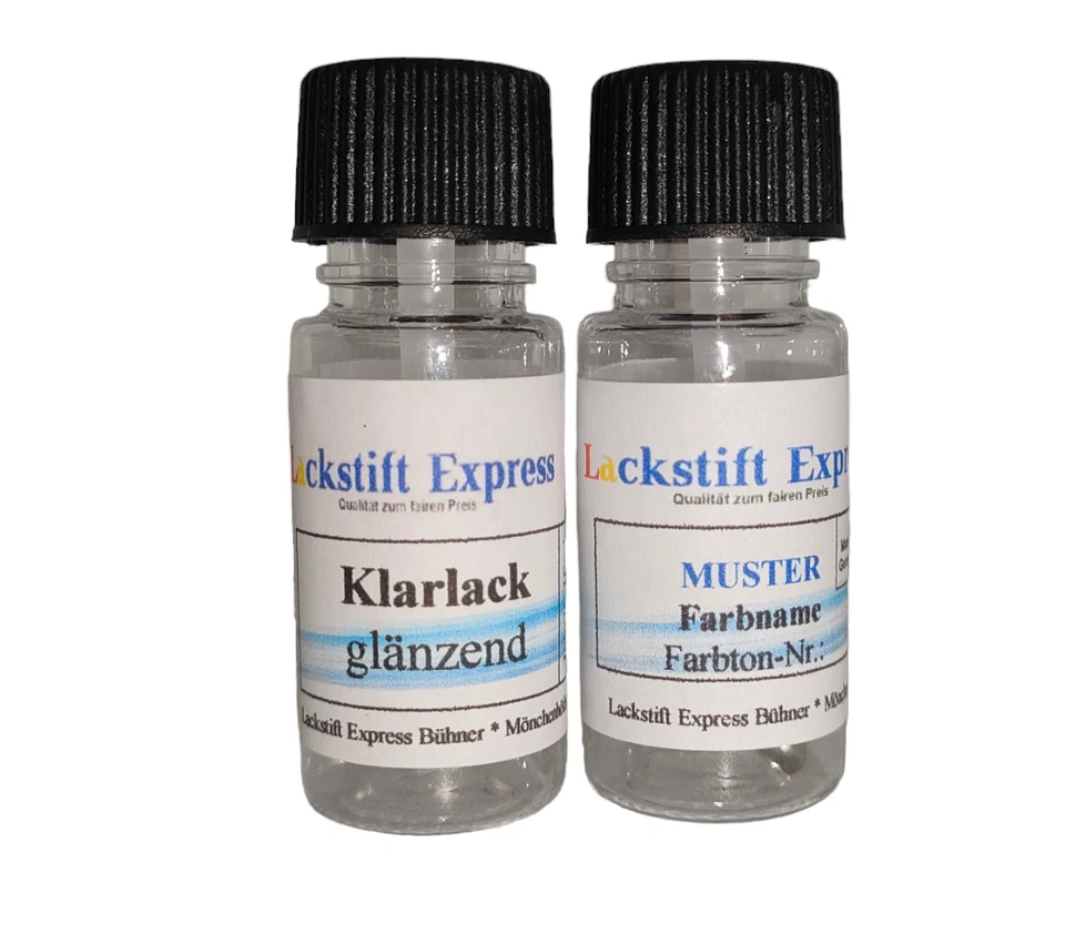 Lackstift Set geeignet für Mini,  A25 Astro Black Metallic + Klarlack WA25 - Bild 3 von 4