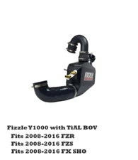 Fizzle Y1000 Intercooler Kit + TiAL BOV Yamaha FZR FZS & FX SHO 2008-2016