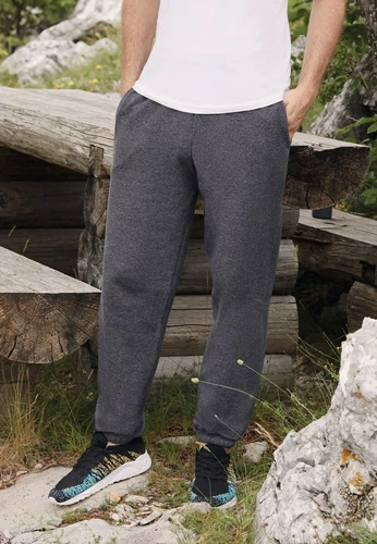 Men's Fruit of the Loom Classic Cuff Jogging Jog Pants-Adult Tracksuit Bottoms