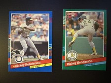 1991 Donruss Rickey Henderson All Star Oakland Athletics