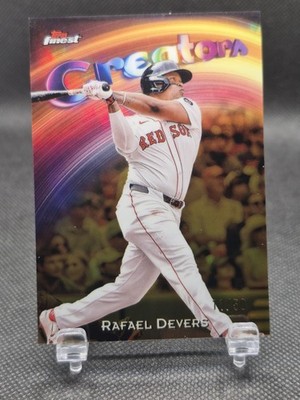Rafael Devers 2025 Topps Finest #C-29 Creator Gold Refractor 11/50