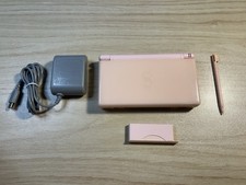 Nintendo DS Lite Handheld Game Console - USG-001 - Charger, Stylus, Cover - Pink