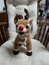 Rudolph the Red Nosed Reindeer 14" Plush Stuffed Animal Toy CVS Stuffins NWT