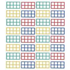 40 Pcs Toilet Shims Plastic Wedges Glass Support Block Door Frame