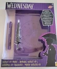 Wednesday Secret UV Diary Journal secret UV avec stylo encre invisible lampe UV