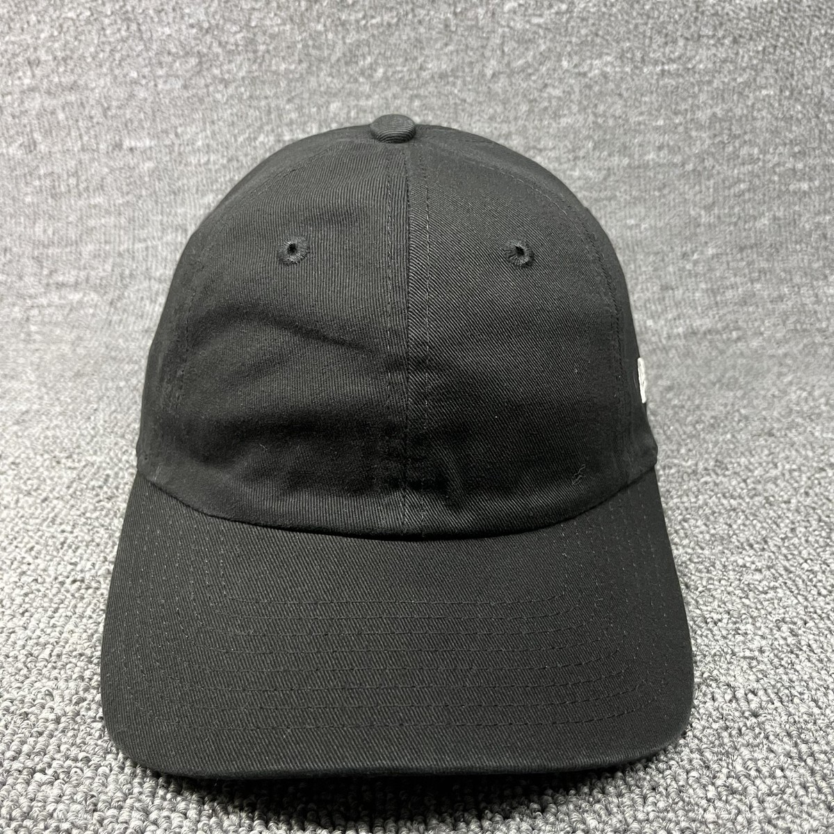 New Era 9TWENTY Youth Black Blank Adjustable Strapback Hat Cap Brass Buckle