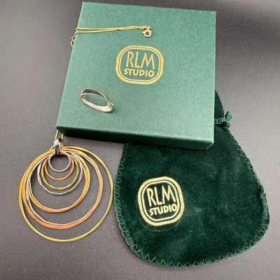 RLM Studio Necklace Signed 925 19  Extra Bale Included