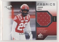 2021 SP Game Used Edition CFL Fabrics Jamar Wall #JW 6kv