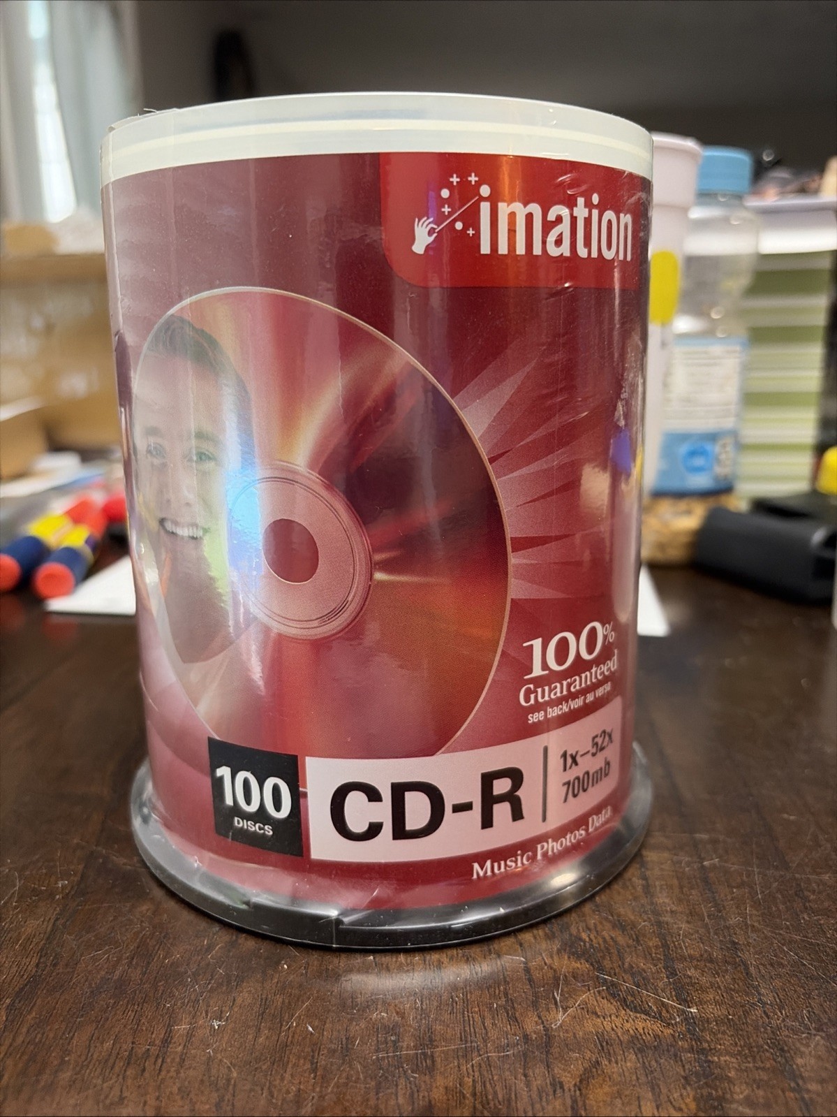 New factory sealed imation CD-R 700mb 1x-52x 100 discs music photos data