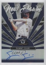 2019 Leaf Valiant New Dawn Blue Prismatic 14/25 Sammy Siani #ND-SS1 Auto 11sh