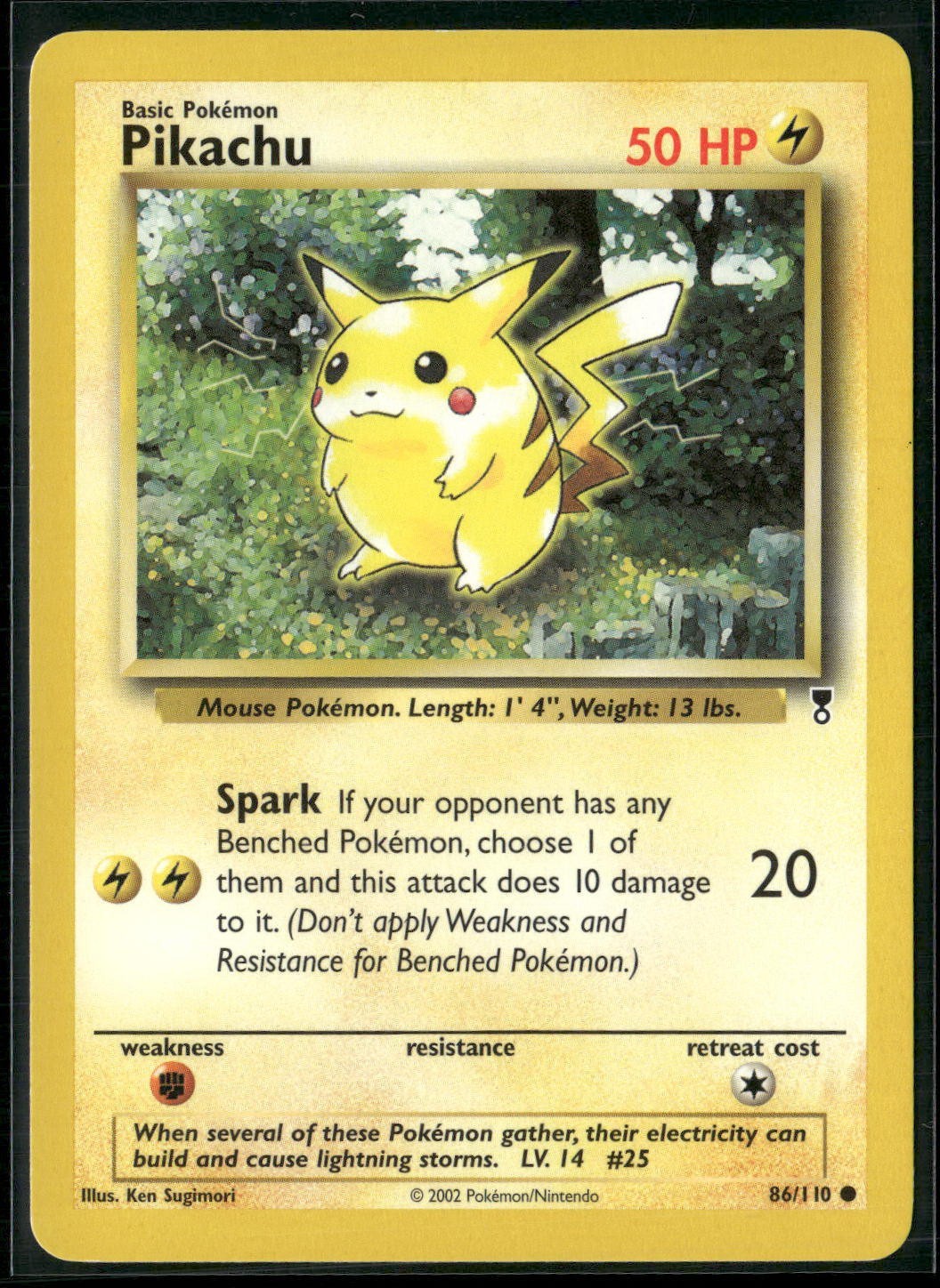 Pokemon - Pikachu 86/110 Legendary Collection Regular LP