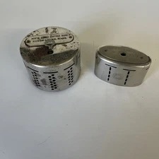 Two Vintage Teller Coin Banks – North Adams MA & New Haven CT