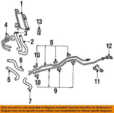 TOYOTA OEM 00-07 Sequoia,Tundra Cooling Trans Oil Cooler-Outlet Tube 3290734040