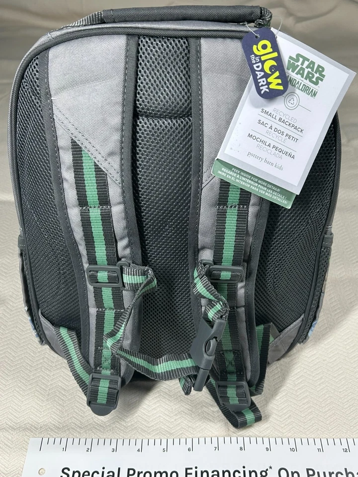 Mochila de viaje Pottery Barn Disney Guerra de las Galaxias Grogu Mandalorian NUEVA CON ETIQUETAS Foto 2 de 4