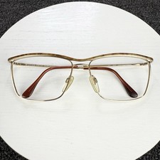 Vtg Vogue Firenze By Bausch  Lomb Eyeglasses Frames Gold Tort 45-22-140 Italy