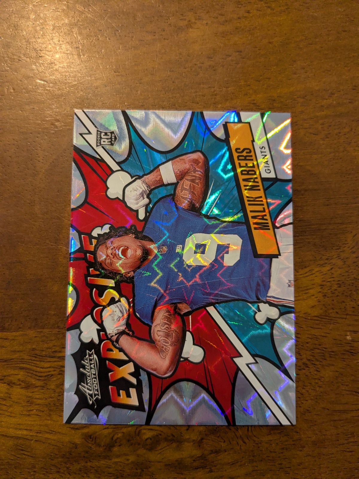 2024 Panini Absolute #EX-MNS Malik Nabers Explosive