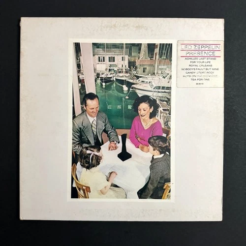 LED ZEPPELIN Presence First Pressing Vinyl Record Album Original Inner Sleeve